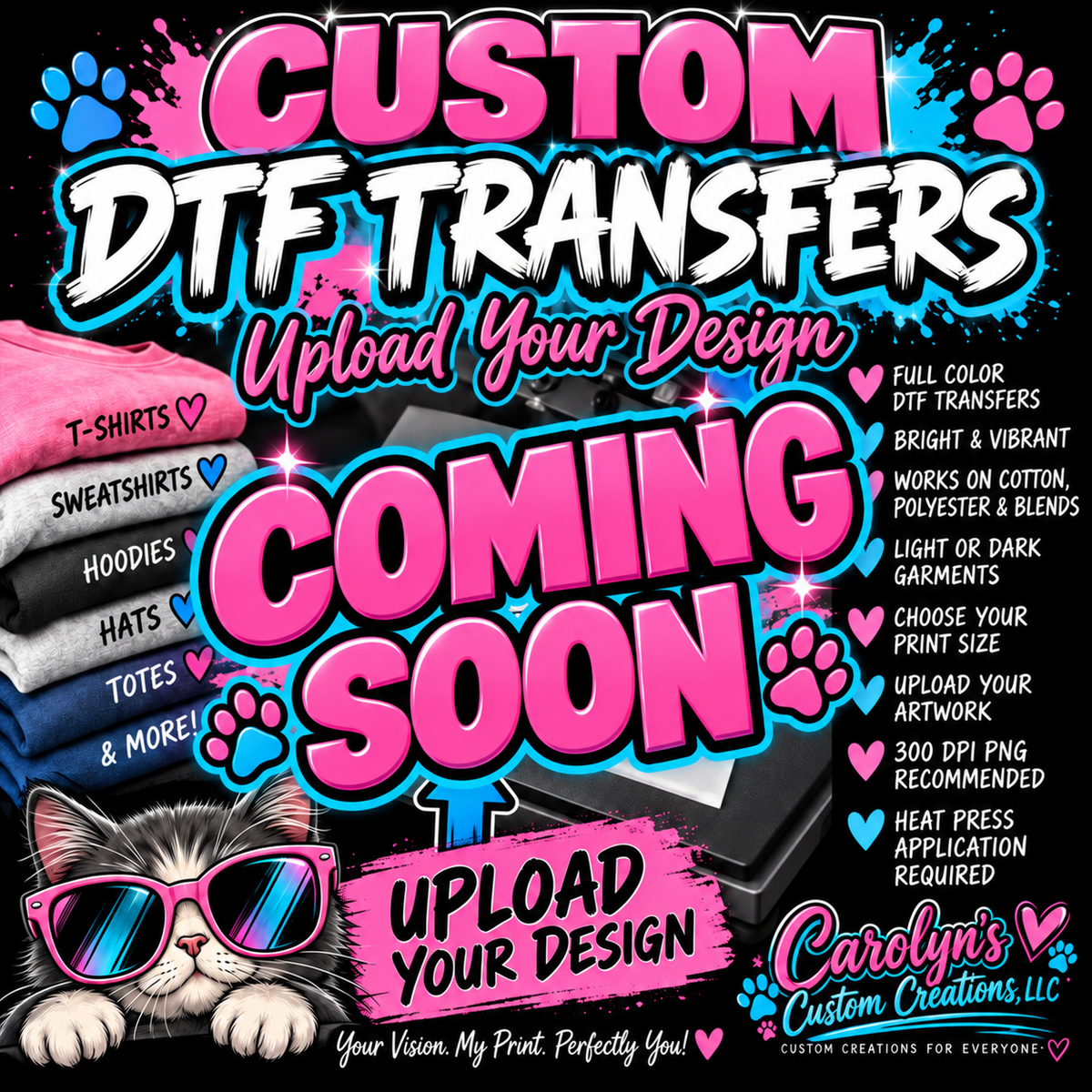 CUSTOM DTF - Upload your designs