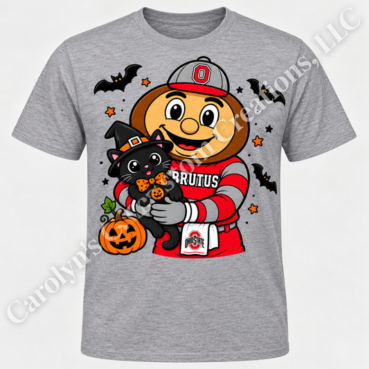 Buckeye Halloween Cat