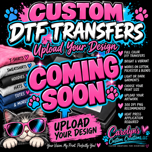 CUSTOM DTF - Upload your designs