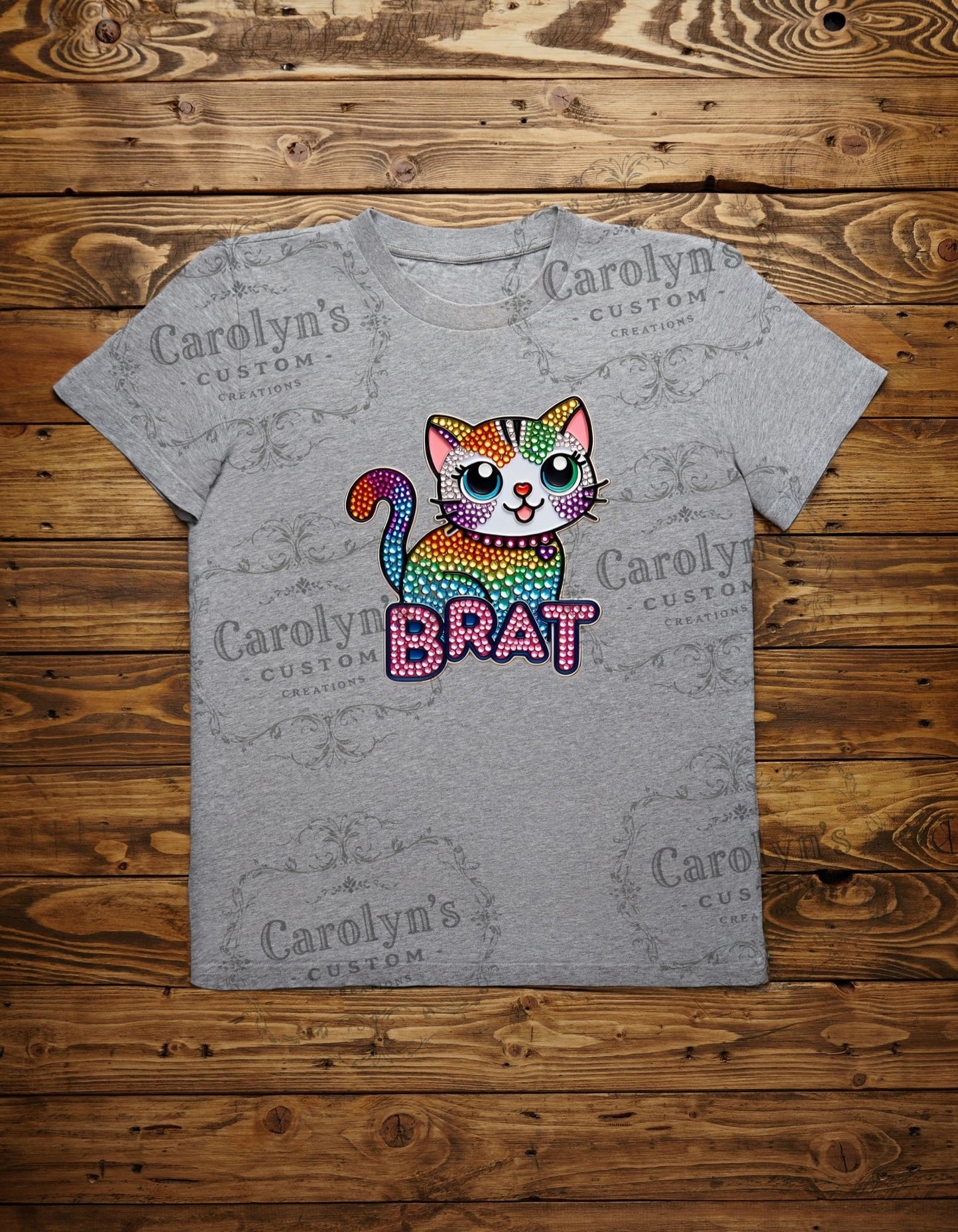 Brat Kitty  girls shirt