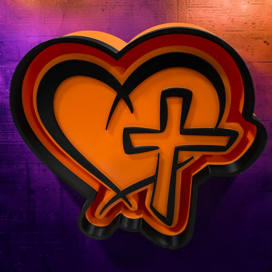 Heart and cross