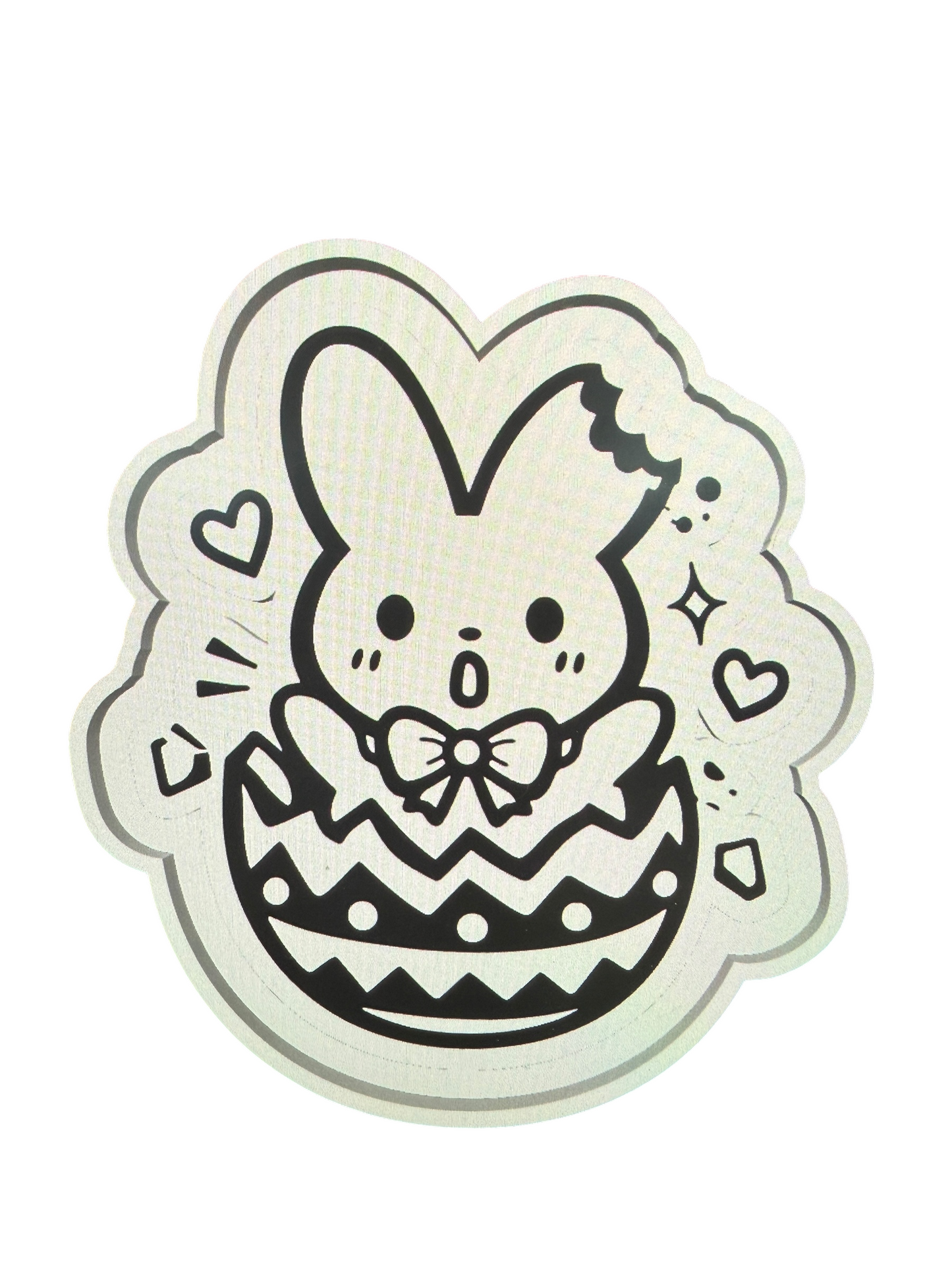 EASTER BUNNY WITH BIT EAR, SURPRISE